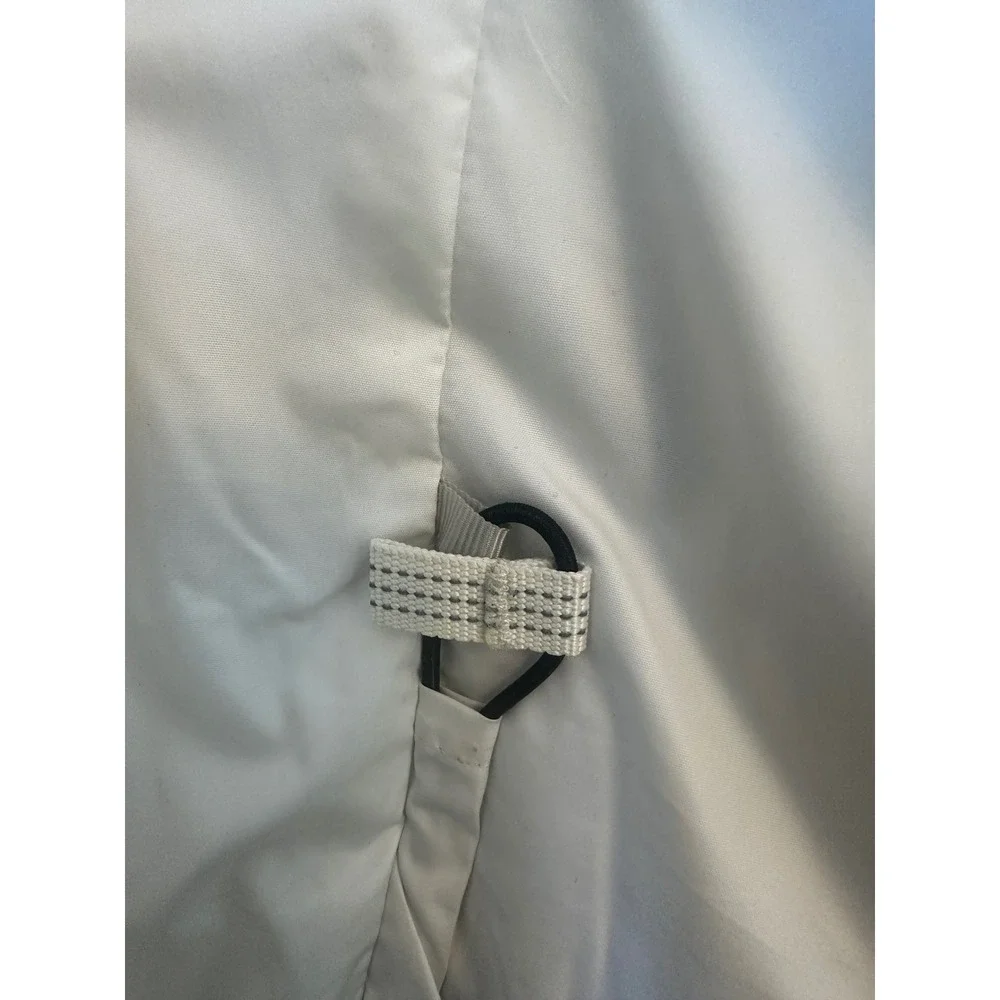 Patagonia Girls M White Down Sweater Vest Full Zip Puffer Quilted 68226FA14